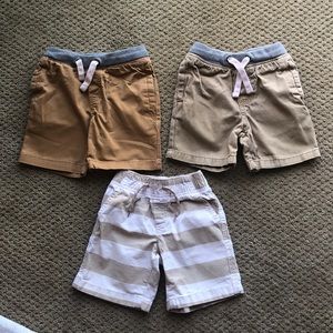 Toddler Khaki Shorts Set